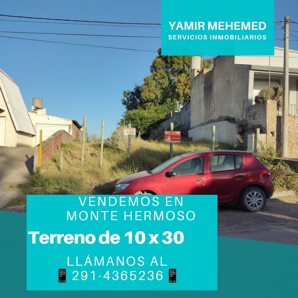 Foto Terreno en Venta en Monte Hermoso, Buenos Aires - U$D 38.000 - pix111312915 - BienesOnLine