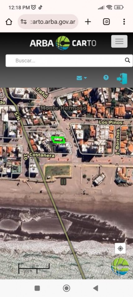 Propiedad a pasos del mar